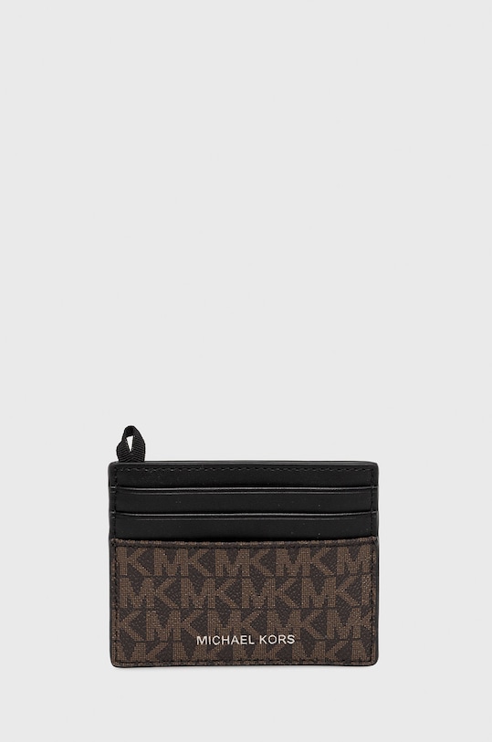 Michael Kors card holder imitatie de piele negru 39F9LGYD2B