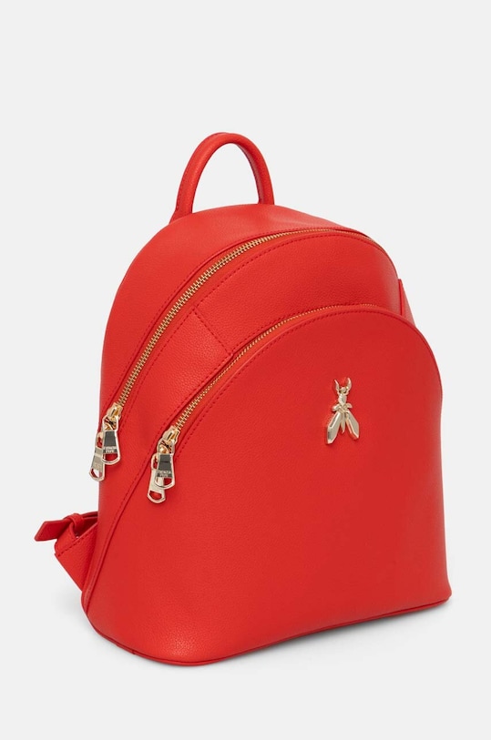 Кожена раница Patrizia Pepe CB0056.L001 червен SS25