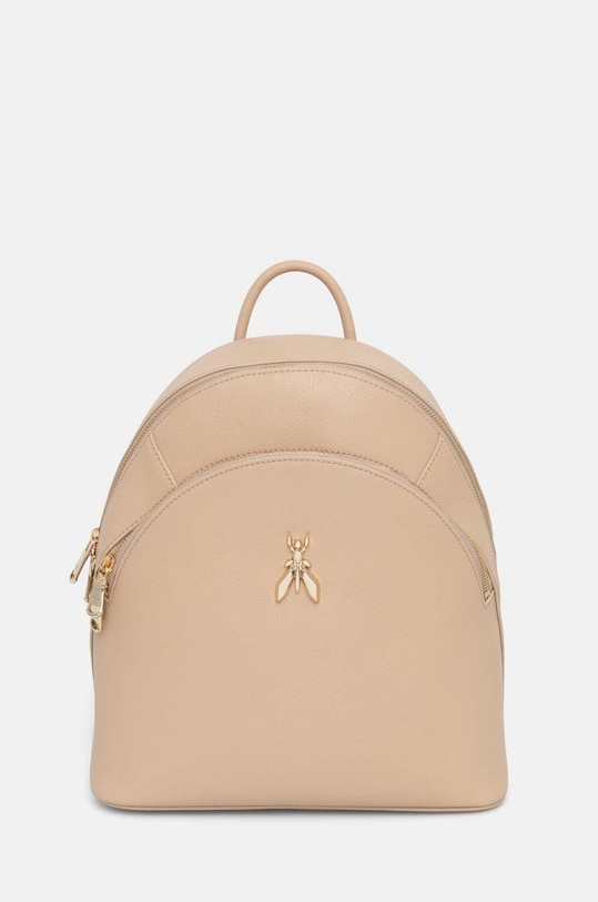 Patrizia Pepe plecak skórzany beżowy CB0056.L001
