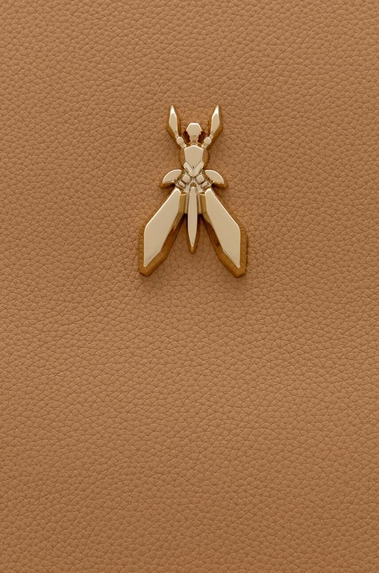 Patrizia Pepe plecak skórzany beżowy CB0056.L001