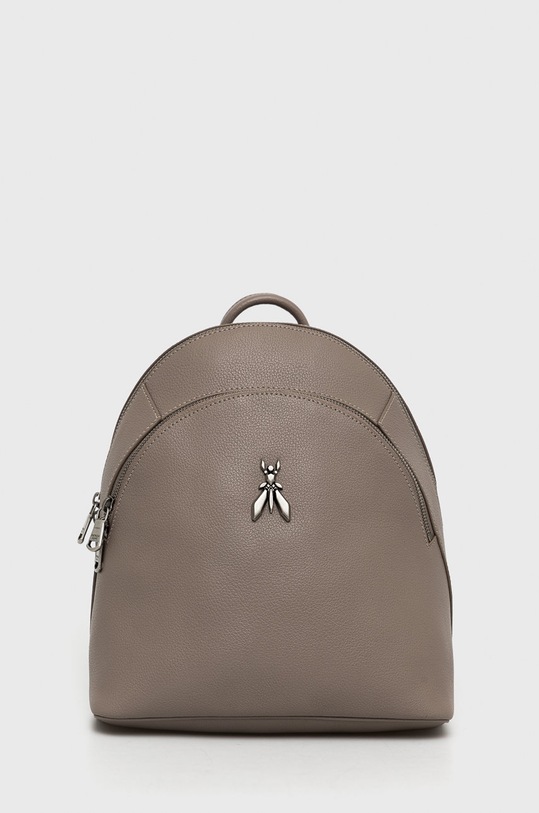 Patrizia Pepe plecak skórzany skóra licowa brązowy CB0056.L001