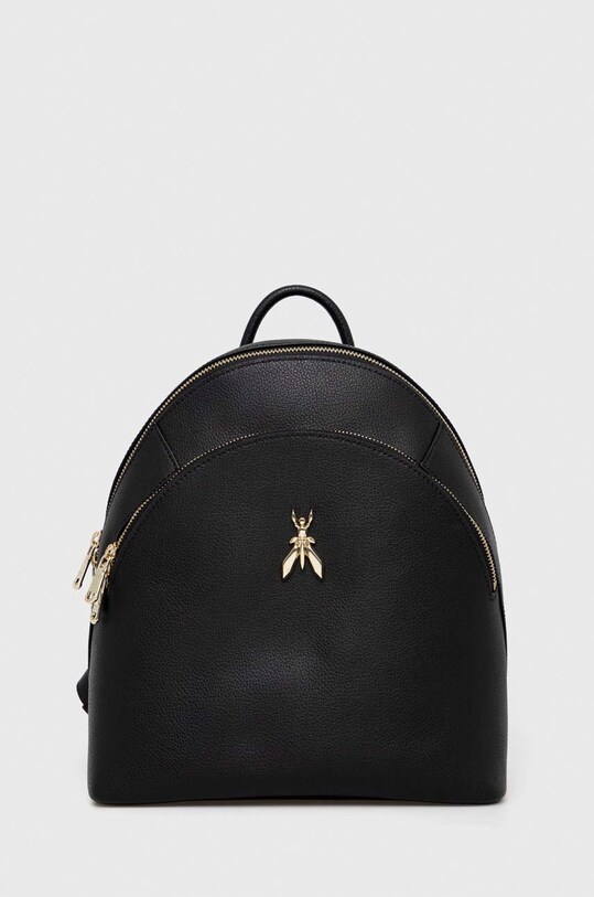 Patrizia Pepe ghiozdan de piele uni negru CB0056.L001