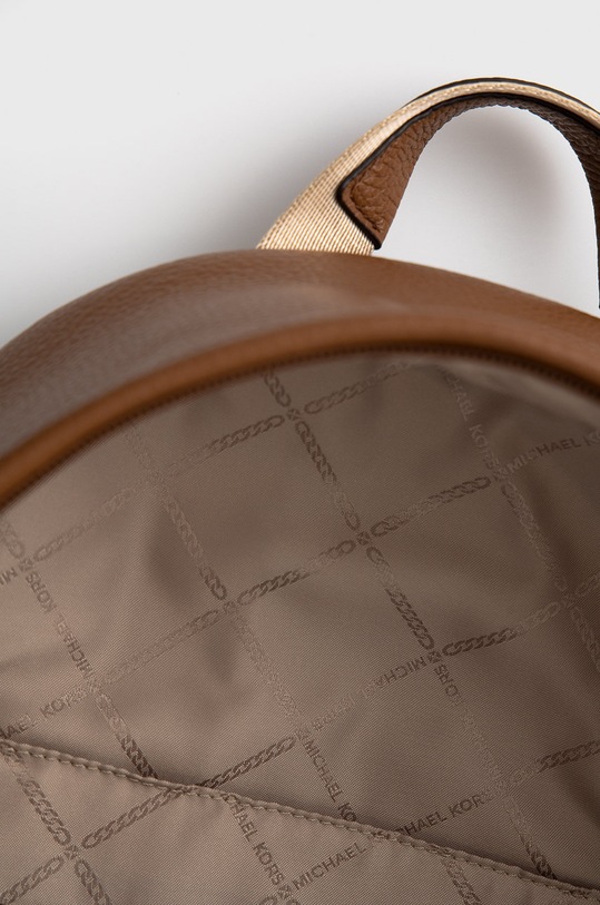 Kožený batoh MICHAEL Michael Kors 30T0G04B1L hnědá