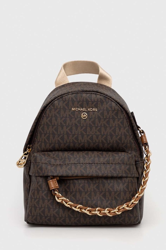 Ruksak MICHAEL Michael Kors imitácia kože hnedá 30T0G04B0B