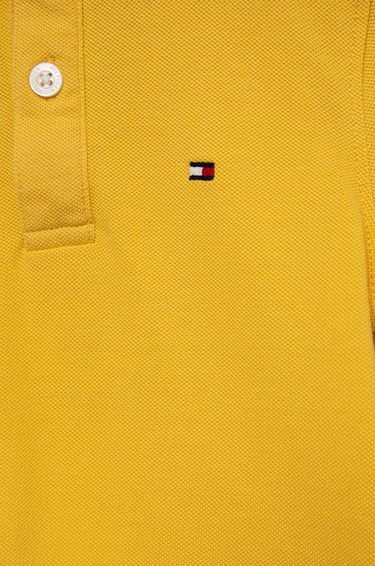 Băieți Tommy Hilfiger tricouri polo din bumbac pentru copii KB0KB07365.PPYY galben