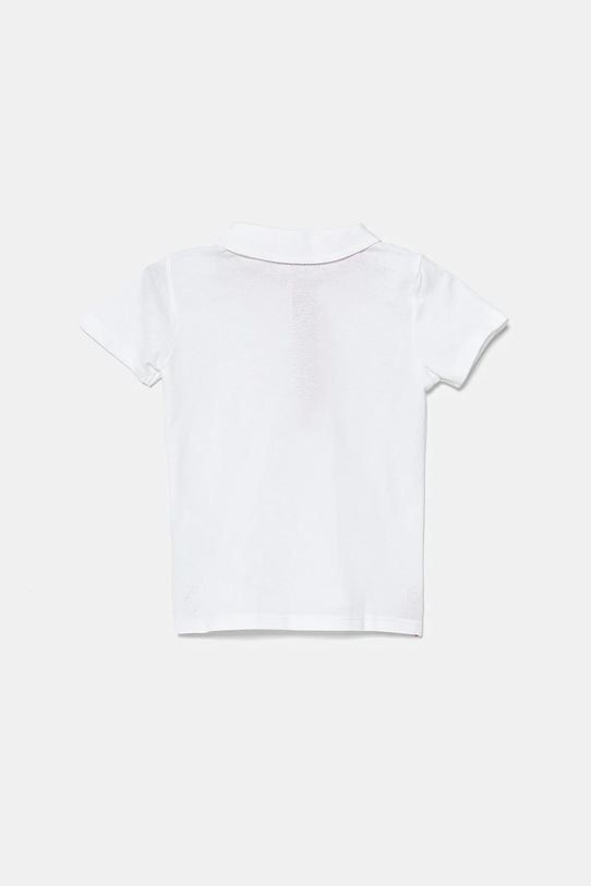 Guess bombaž polo za otroke N2GP03.KAPY0 bela SS22