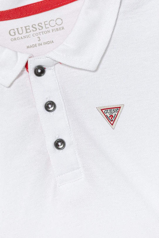Dečki Guess bombaž polo za otroke N2GP03.KAPY0 bela