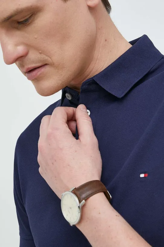 Tommy Hilfiger polo MW0MW17771.PPYY granatowy