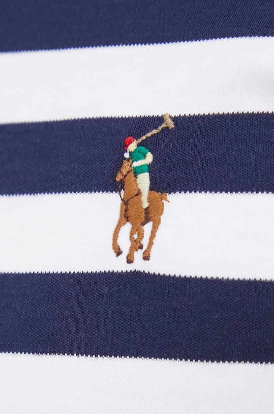 Bavlnené polo tričko Polo Ralph Lauren 710860016001 tmavomodrá