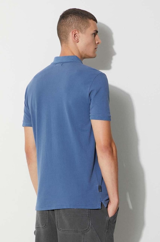 Ruházat Woolrich poló CFWOPO0035MRUT1483 sötétkék