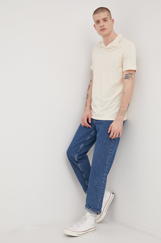 Polo tričko Tom Tailor 1031624.28130 béžová SS22