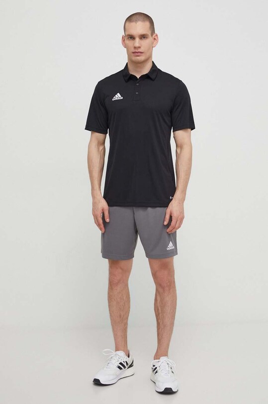 Поло для тренировок adidas Performance Entrada 22 HB5328 чёрный SS22