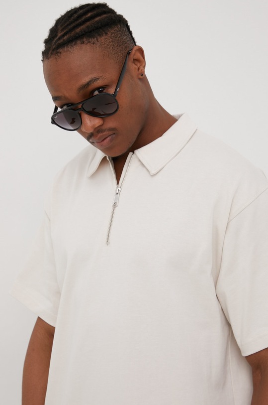 Bavlněné polo tričko Dr. Denim béžová 2221110C2.C22