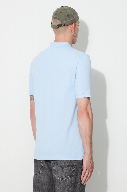 Oblečenie Bavlnené polo tričko Lacoste PH2760 modrá