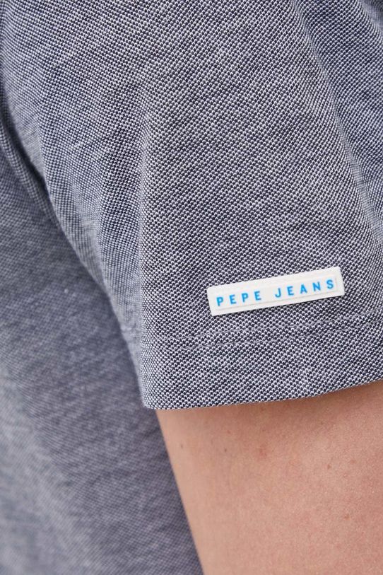 Pamučna polo majica Pepe Jeans Fabrice D PM541827.596 mornarsko plava