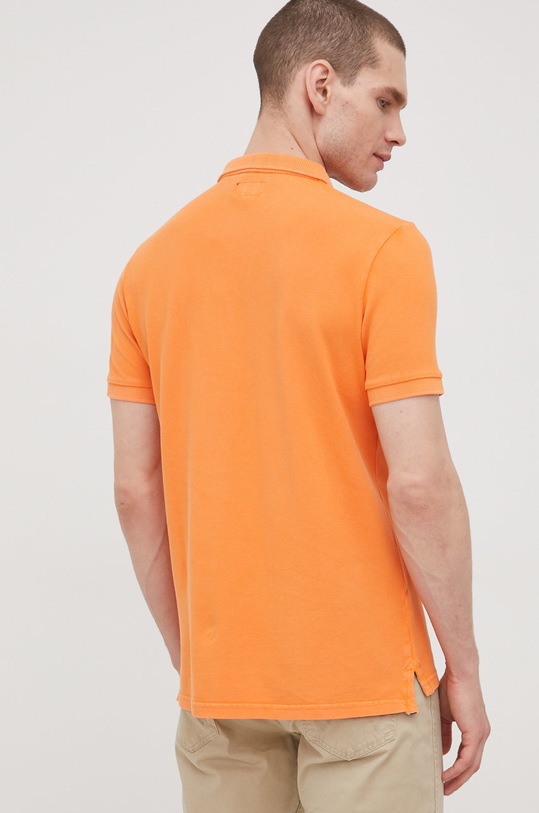 Oblečení Bavlněné polo tričko Superdry M1110252A.05M oranžová