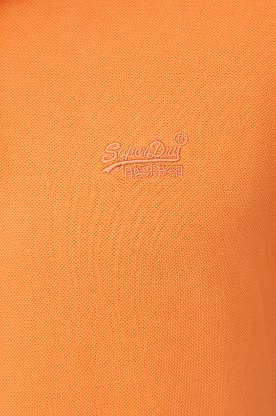 Bavlněné polo tričko Superdry M1110252A.05M oranžová
