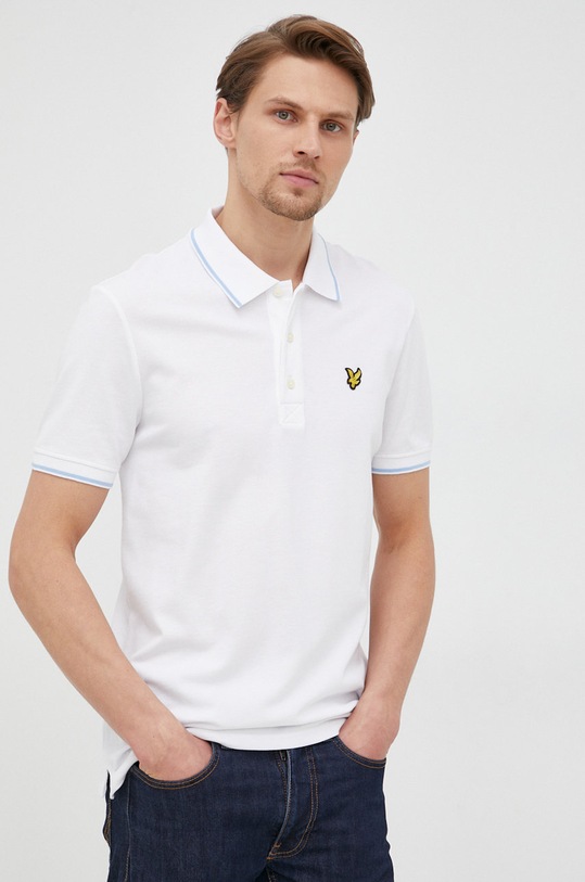 Lyle & Scott polo biały SP1524VOG.W533