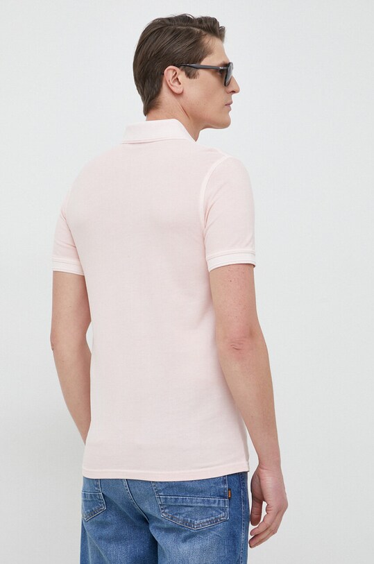 Odzież BOSS polo bawełniane BOSS ORANGE 50468576 różowy