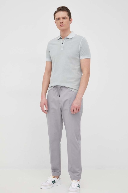 BOSS polo bawełniane BOSS ORANGE 50468576 50468576 zielony AA00