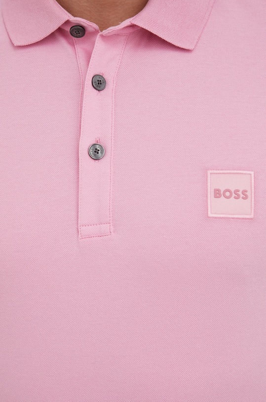 BOSS poló Boss Casual 50472668 rózsaszín