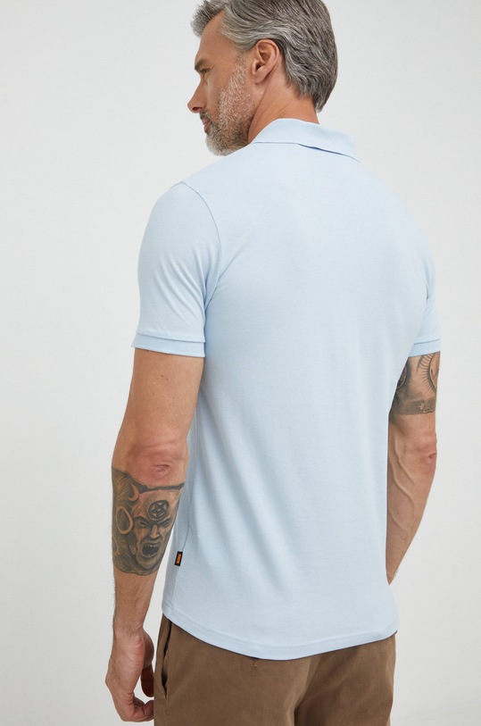 Odzież BOSS polo BOSS ORANGE 50472668 50472668 niebieski