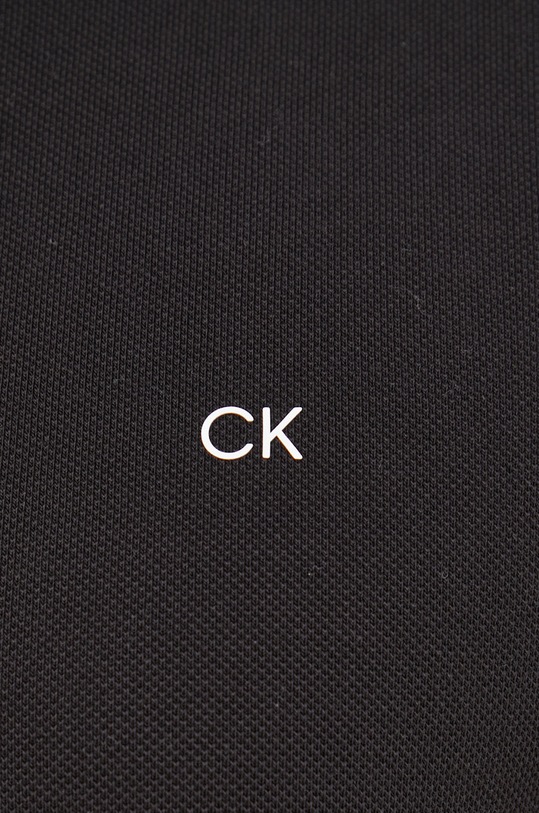 Polo tričko Calvin Klein čierna K10K108727.PPYY
