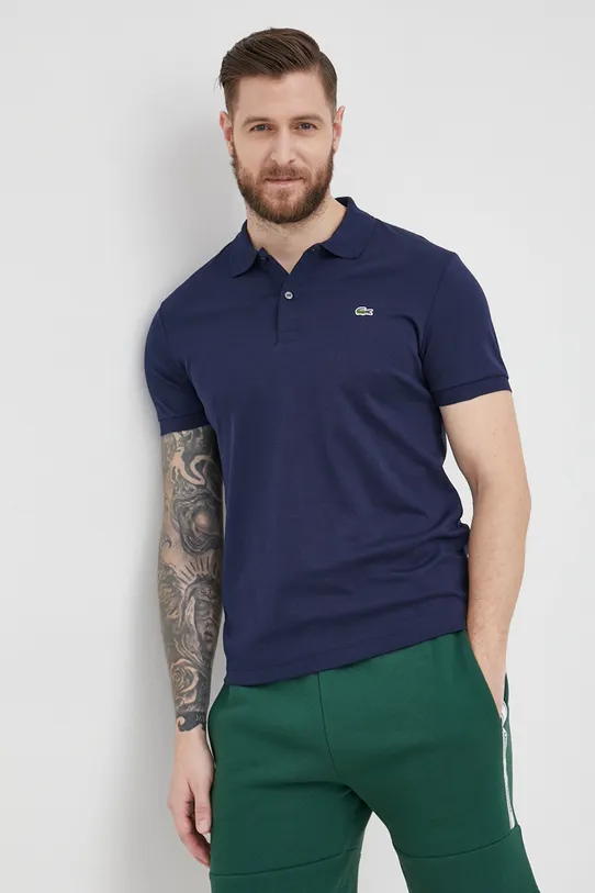 Lacoste polo in cotone DH2050. blu navy SS25