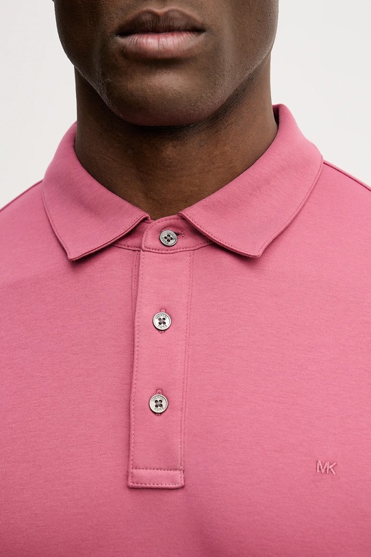 Michael Kors polo bawełniane CS15073C93 różowy