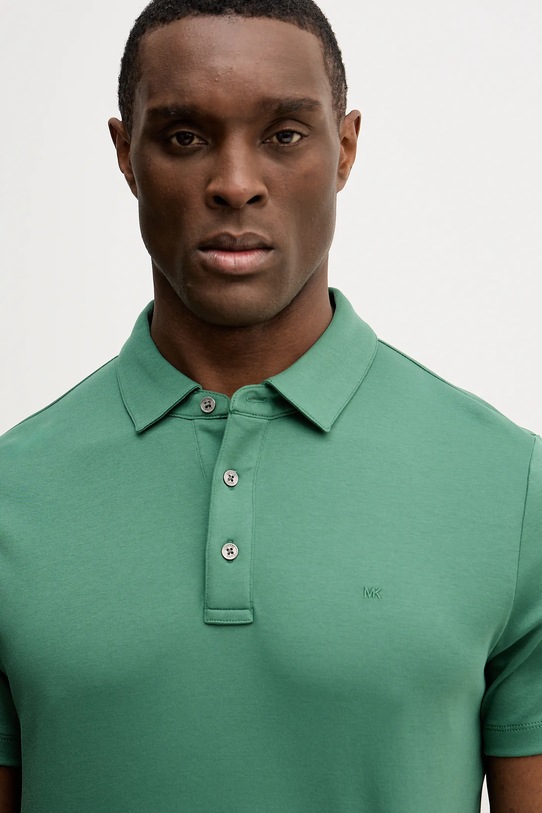 Michael Kors polo bawełniane zielony CS15073C93