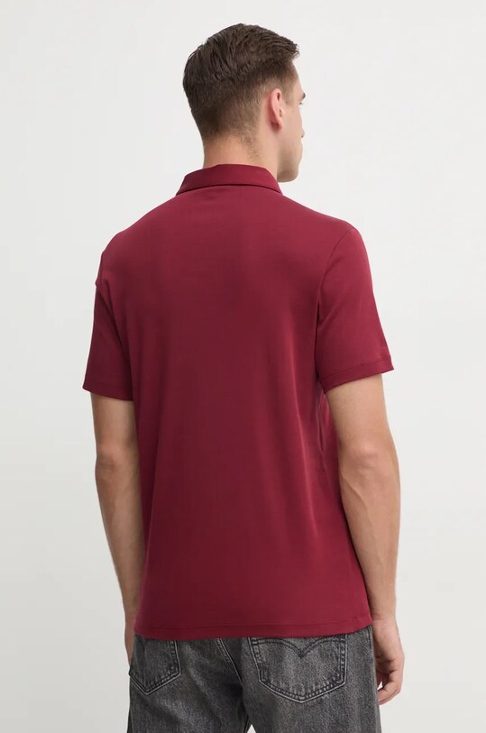 Odzież Michael Kors polo bawełniane CS15073C93 bordowy