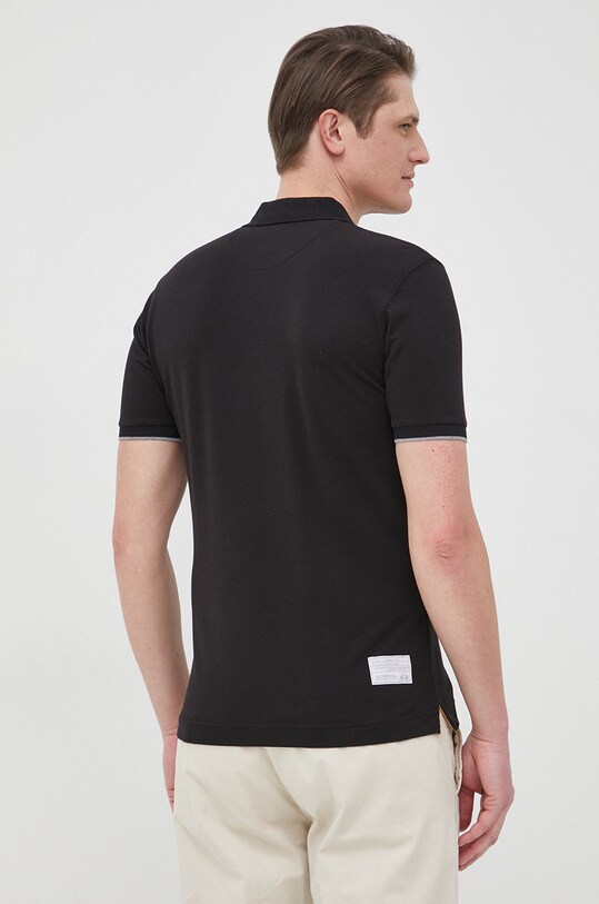 Îmbrăcăminte La Martina tricou polo CCMP01 negru