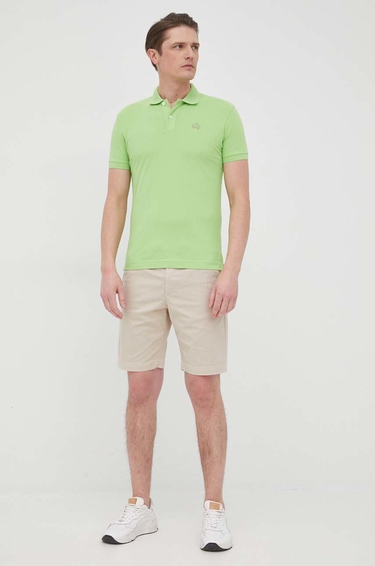 Polo tričko La Martina CCMP02 zelená SS23