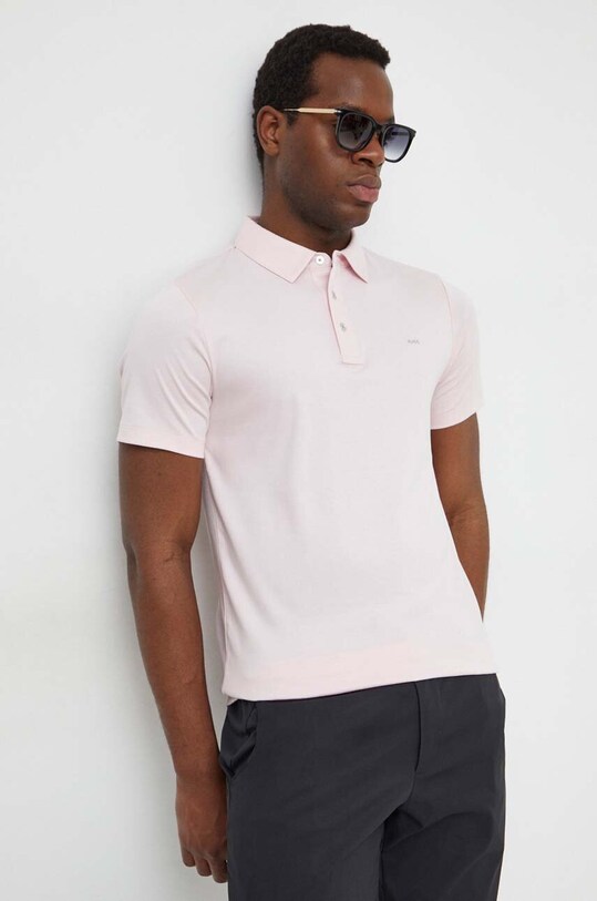 Michael Kors polo de bumbac roz CB95FGVC93