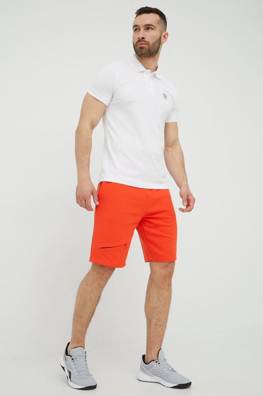 Rossignol polo bawełniane RLKMY01 biały SS22