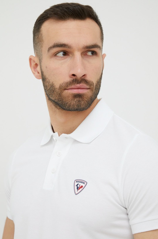 Rossignol polo bawełniane biały RLKMY01