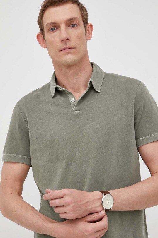 Marc O'Polo polo bawełniane bawełna zielony M24221053122