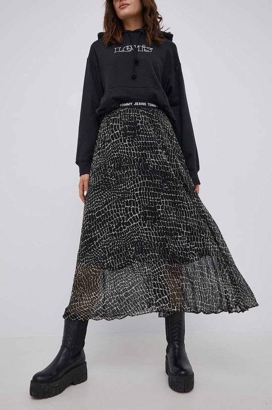 Sukně Tommy Jeans maxi černá DW0DW11908.PPYY