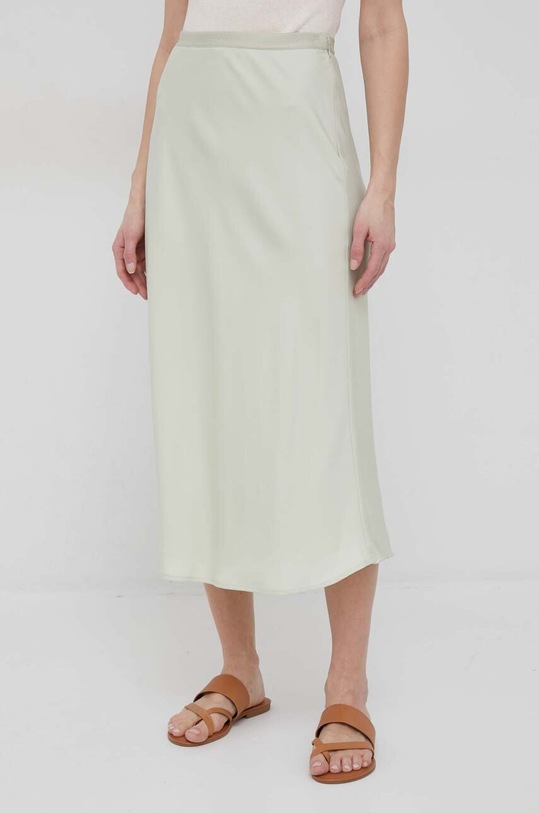 Sukně Calvin Klein midi zelená K20K203514.PPYY