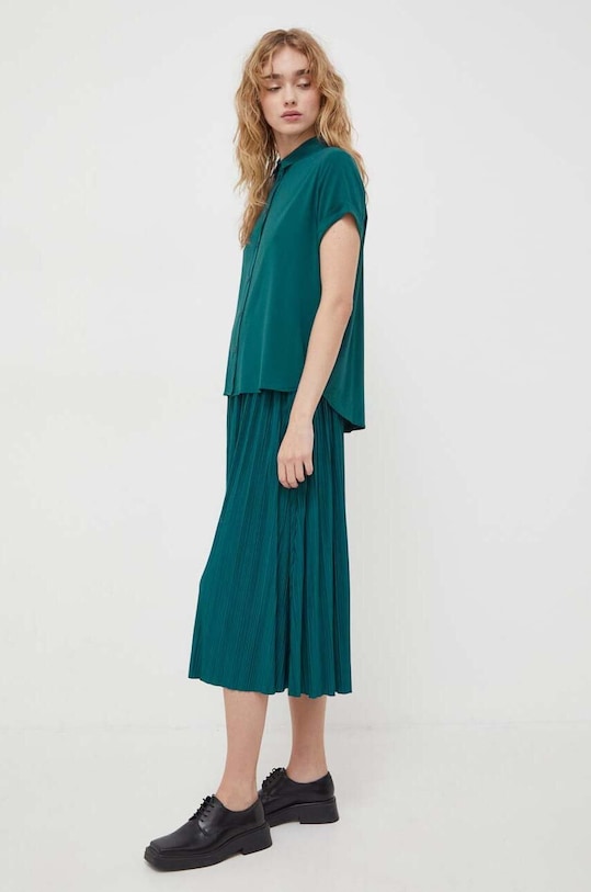 Samsoe Samsoe spódnica Uma F18303206 zielony AW24