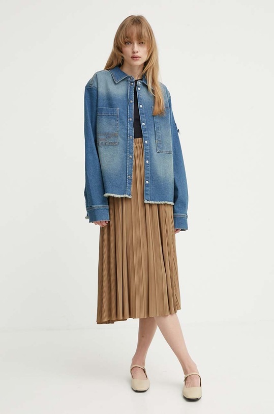 Samsoe Samsoe spódnica Uma F18303206 brązowy AW24