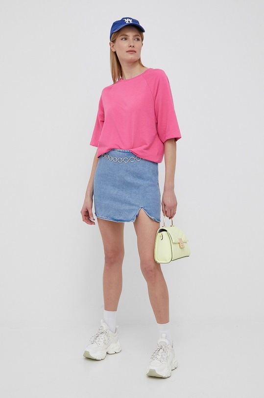 Noisy May fustă din denim 27020042.MediumBlue albastru SS22