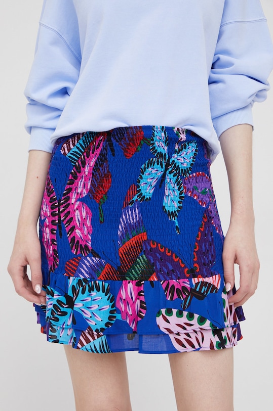 Юбка Desigual узор голубой 22SWMW29