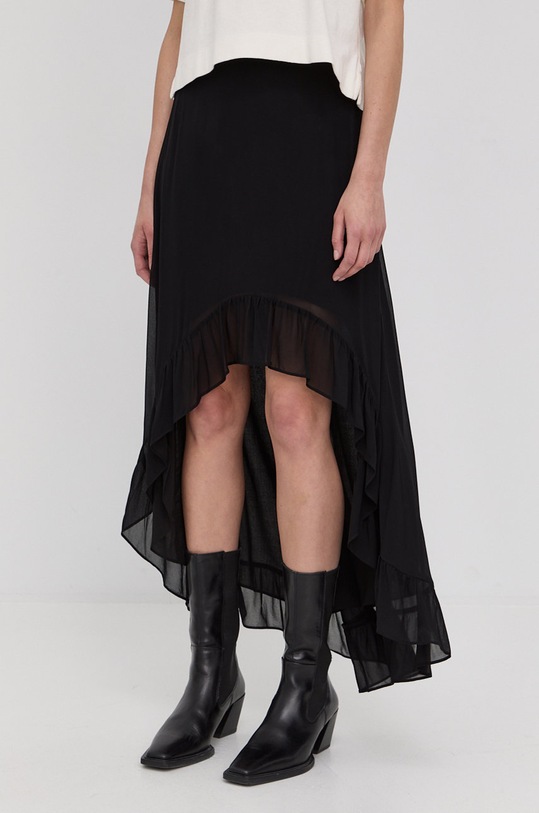 The Kooples spódnica casual czarny FJUP24072K