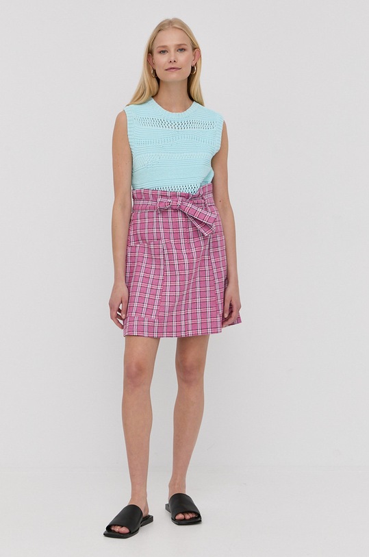 MAX&Co. gonna di lino 71010722 violetto SS22