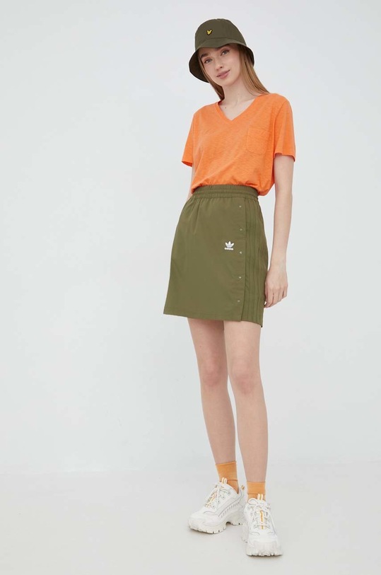 Sukně adidas Originals Always Original HF2024 mini zelená HF2024