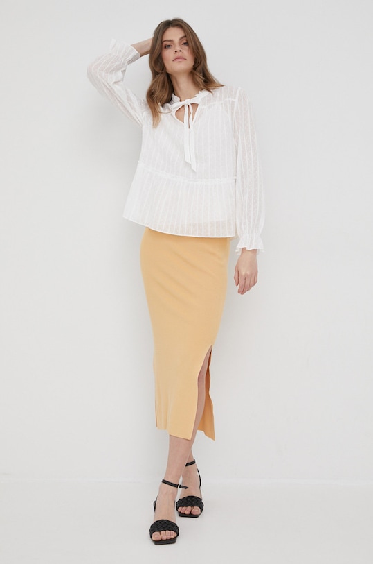 Drykorn spódnica casual pomarańczowy 66390.420013.4701
