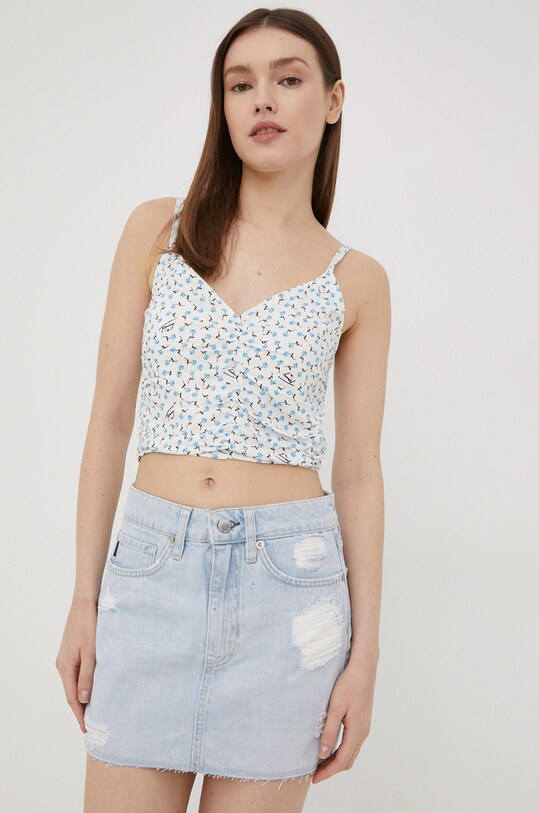 Superdry spódnica jeansowa W7210192A.5DE niebieski SS22
