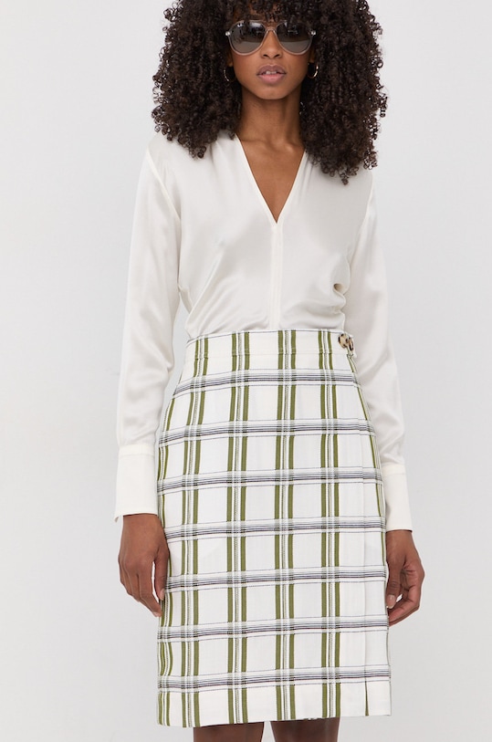 Victoria Beckham spódnica tkanina multicolor 1222WSK003638A