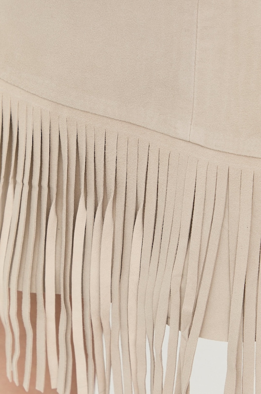 Замшева спідниця Bruuns Bazaar бежевий BBW2830